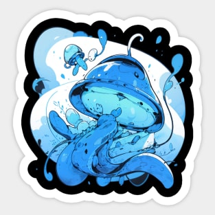 Jellyfish Sticker